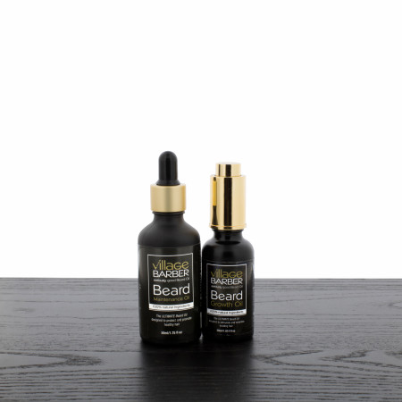 Village Barber Beard Growth and Maintenance Oil Twin Pack